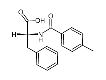 (R)-2-(4-Methyl-benzoylamino)-3-phenyl-propionic acid Structure