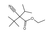 2-cyano-2-isopropyl-3,3-dimethyl-butyric acid ethyl ester结构式