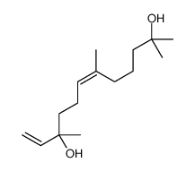 6,11-Dodecadiene-2,10-diol, 2,6,10-trimethyl-, (E)- structure