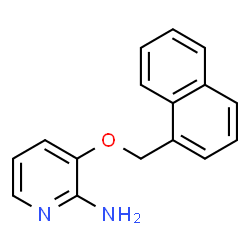 2-amino-3-(1-naphthylmethyloxy)pyridine Structure