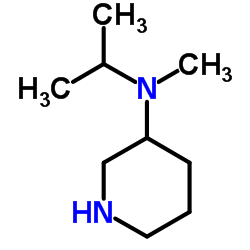N-Isopropyl-N-methyl-3-piperidinamine Structure