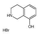 1,2,3,4-tetrahydroisoquinolin-8-ol,hydrobromide Structure