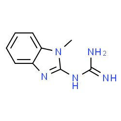 Guanidine, N-(1-methyl-1H-benzimidazol-2-yl)- (9CI)结构式