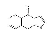 8a-H-4,4a,7,8-tetrahydro-9-oxonaphtho[2,3-b]thiophene Structure