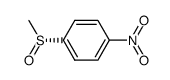 (R)-methyl 4-nitrophenyl sulfoxide结构式