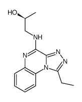 (S)-1-[(1-ethyl[1,2,4]triazolo[4,3-a]quinoxalin-4-yl) amino]-2-propanol Structure