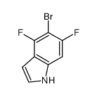 5-溴-4,6-二氟-1H-吲哚图片