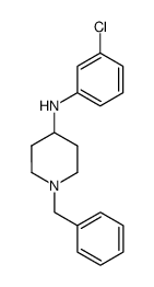 (1-Benzyl-piperidin-4-yl)-(3-chloro-phenyl)-amine Structure