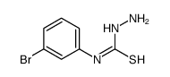 1-amino-3-(3-bromophenyl)thiourea Structure