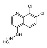7,8-Dichloro-4-hydrazinoquinoline hydrochloride structure