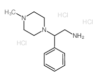 2-(4-Methyl-piperazin-1-yl)-2-phenyl-ethylamine trihydrochloride Structure