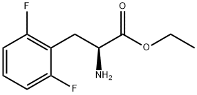 (S)-2-氨基-3-(2,6-二氟苯基)丙酸乙酯结构式