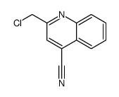 2-(chloromethyl)quinoline-4-carbonitrile Structure