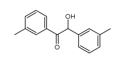 2-hydroxy-1,2-bis(3-methylphenyl)ethanone结构式