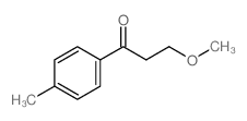 3-methoxy-1-(p-tolyl)propan-1-one Structure