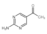 1-(2-氨基嘧啶-5-基)乙酮结构式