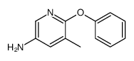 5-methyl-6-phenoxypyridin-3-amine结构式