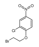 1-(2-bromoethoxy)-2-chloro-4-nitrobenzene Structure