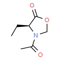 5-Oxazolidinone, 3-acetyl-4-ethyl-, (S)- (9CI)结构式