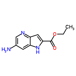 6-Amino-4-azaindole-2-carboxylic acid ethyl ester结构式