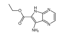 ethyl 7-amino-5H-pyrrolo[2,3-b]pyrazine-6-carboxylate Structure