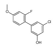 3-chloro-5-(2-fluoro-4-methoxyphenyl)phenol结构式