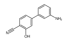 4-(3-aminophenyl)-2-hydroxybenzonitrile Structure