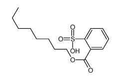 2-octoxycarbonylbenzenesulfonic acid Structure