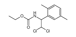 1-ethoxycarbonylamino-1-(2,5-dimethylphenyl)-2,2-dichloroethane Structure
