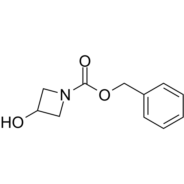 1-Cbz-3-Hydroxyazetidine structure