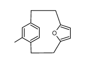 4-methyl[2]paracyclo[2](2,5)furaniphane Structure