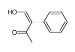 4-hydroxy-3-phenyl-3-buten-2-one Structure