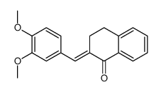 (2E)-2-[(3,4-dimethoxyphenyl)methylidene]-3,4-dihydronaphthalen-1-one Structure