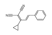 1,1-dicyano-2-cyclopropyl-4-phenyl-1,3-butadiene结构式