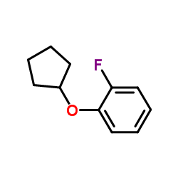 1-(Cyclopentyloxy)-2-fluorobenzene Structure