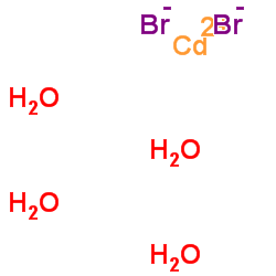 Cadmium bromide tetrahydrate structure