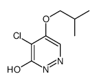5-chloro-4-(2-methylpropoxy)-1H-pyridazin-6-one结构式
