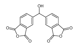 5-[(1,3-dioxo-2-benzofuran-5-yl)-hydroxymethyl]-2-benzofuran-1,3-dione结构式