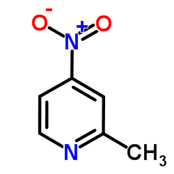 4-Nitro-2-picoline Structure