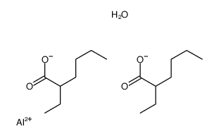 bis(2-ethylhexanoyloxy)aluminum,hydrate结构式