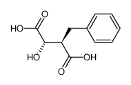 (2R,3S)-2-benzyl-3-hydroxysuccinic acid结构式