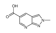 2-methylpyrazolo[3,4-b]pyridine-5-carboxylic acid structure