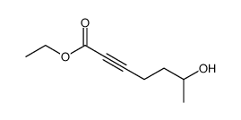 ethyl 6-hydroxy-2-heptynoate Structure