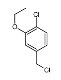 1-chloro-4-(chloromethyl)-2-ethoxybenzene Structure