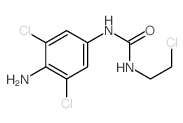 3-(4-amino-3,5-dichloro-phenyl)-1-(2-chloroethyl)urea结构式