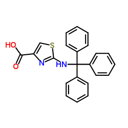 2-(Tritylamino)-1,3-thiazole-4-carboxylic acid结构式