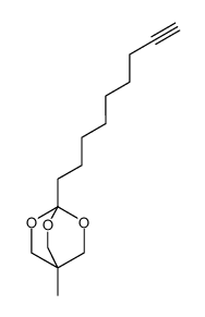 4-methyl-1-(non-8-yn-1-yl)-2,6,7-trioxabicyclo[2.2.2]octane结构式