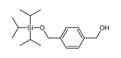 [4-[tri(propan-2-yl)silyloxymethyl]phenyl]methanol结构式