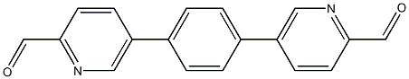 5,5'-(1,4-phenylene)dipicolinaldehyde Structure