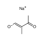 3-hydroxymethylenebutan-2-one sodium salt结构式